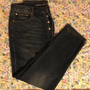 American Eagle High Waisted Girlfriend Jeans